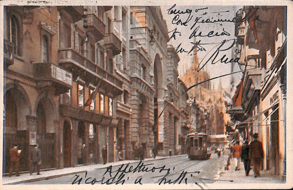 ac3736 - CARTOLINA  D'EPOCA - Milano Città - Corso V. E. 1940