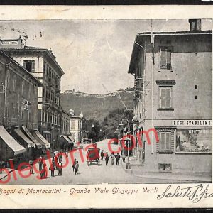 ag6488 - CARTOLINA D'EPOCA - Lucca Provincia - Bagni di Montecatini
