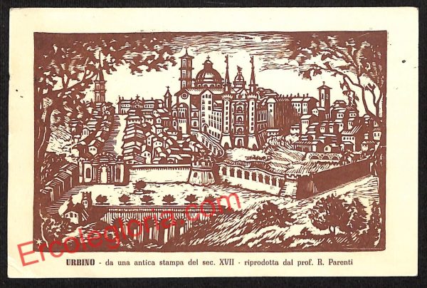 ah6555 - CARTOLINE  D'EPOCA - Urbino Città