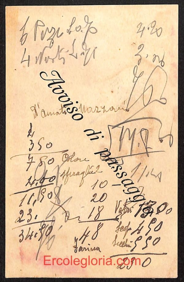 ae0822 - CARTOLINA  D'EPOCA - Bari Città - Lonero Giuseppe - immagine 2