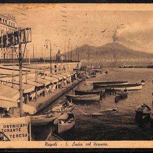 ab8004 - CARTOLINA  D'EPOCA - Napoli  Città - S. Lucia  1941