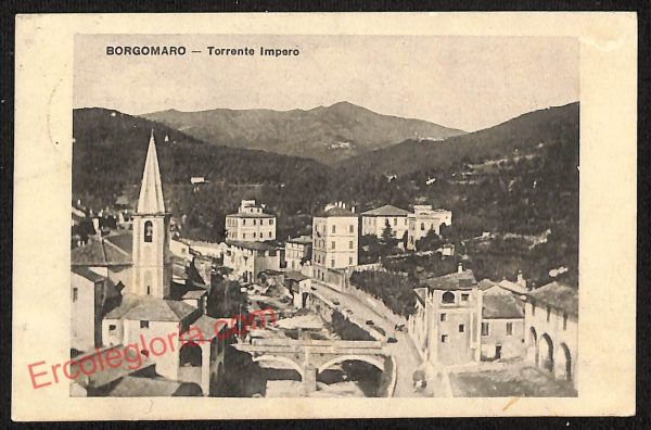 ag4623 - CARTOLINA D'EPOCA - Imperia Provincia - Borgomaro