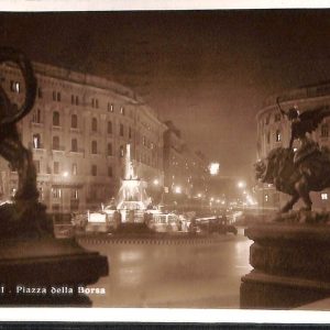 ab8005 - CARTOLINA  D'EPOCA - Napoli  Città - Piazza della Borsa  1941