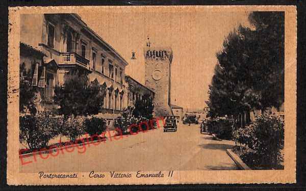 ag7584 - CARTOLINA D'EPOCA - Macerata Provincia - Porto Recanati
