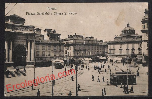 ah5458 - CARTOLINA D'EPOCA - Parma Città - Chiesa San Pietro
