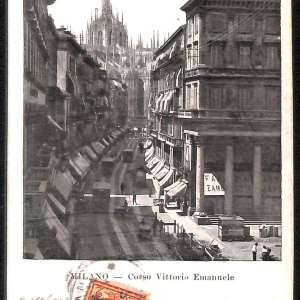 ac3743 - CARTOLINA  D'EPOCA - Milano Città - Corso V. E.