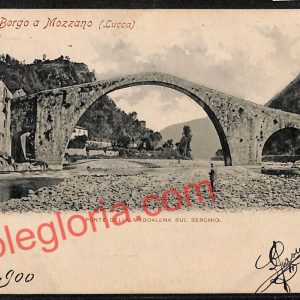 ag6490 - CARTOLINA D'EPOCA - Lucca Provincia - Borgo a Mazzano