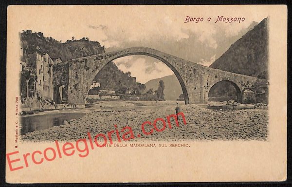 ag6494 - CARTOLINA D'EPOCA - Lucca Provincia - Borgo a Mazzano