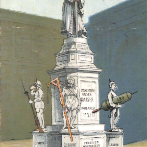 ac3763 - CARTOLINA  D'EPOCA - Milano Città - Monumento a Federico Barbarossa