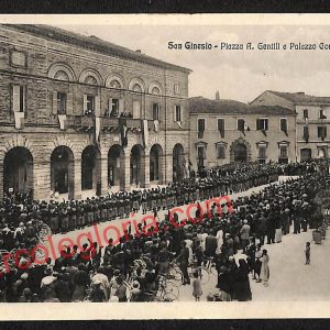 ag7619 - CARTOLINA D'EPOCA - Macerata Provincia - San Ginesio