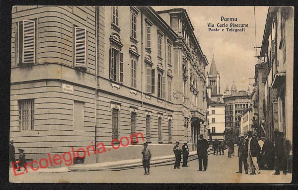 ah5465 - CARTOLINA D'EPOCA - Parma Città - Via Carlo Pisacane