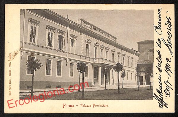 ah5468 - CARTOLINA D'EPOCA - Parma Città - Palazzo Provinciale
