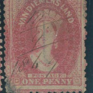 P2972 G - TASMANIA , SG 70 ? , PENN CANCELL