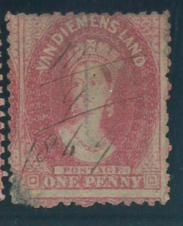 P2972 G - TASMANIA , SG 70 ? , PENN CANCELL