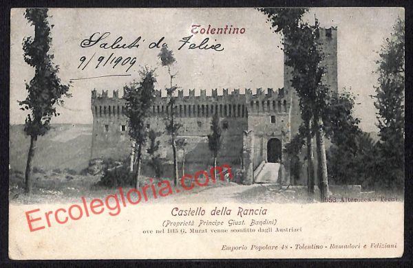 ag7625 - CARTOLINA D'EPOCA - Macerata Provincia - Tolentino
