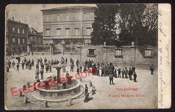 ag7627 - CARTOLINA D'EPOCA - Macerata Provincia - Tolentino
