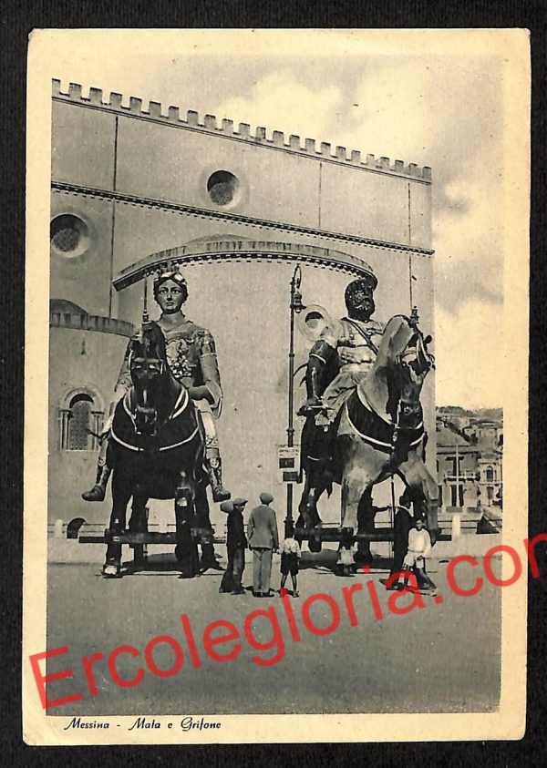 ag8530 - CARTOLINA D'EPOCA - Messina Città - Mata e Gritone
