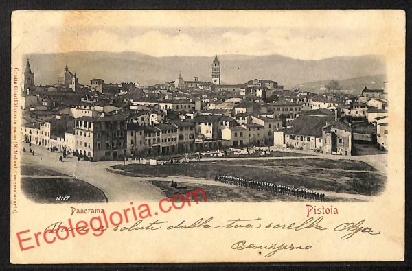 ah7891 - CARTOLINA D'EPOCA - Pistoia Città - Panorama