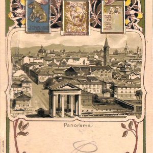 ac3775 - CARTOLINA  D'EPOCA - Milano Città - Panorama 1904