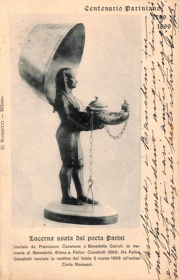 ac3786 - CARTOLINA  D'EPOCA - Milano Città - Centenario Pariniano 1899