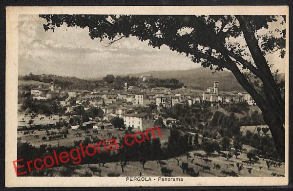 ah6575 - CARTOLINE  D'EPOCA - Pesaro e Urbino Provincia - Pergola