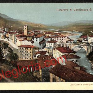 ag6502 - CARTOLINA D'EPOCA - Lucca Provincia - Castelnuovo di Garfagnana