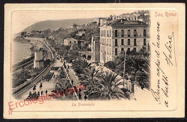 ag4934 - CARTOLINA D'EPOCA - Imperia Provincia - Sanremo  1903