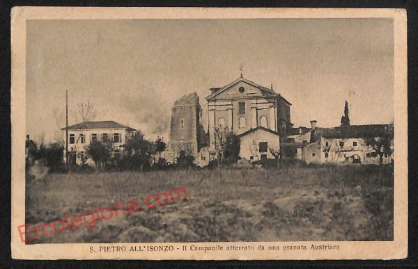 ag1888 - CARTOLINA D'EPOCA - Gorizia Provincia - San Piero d' Isonzo