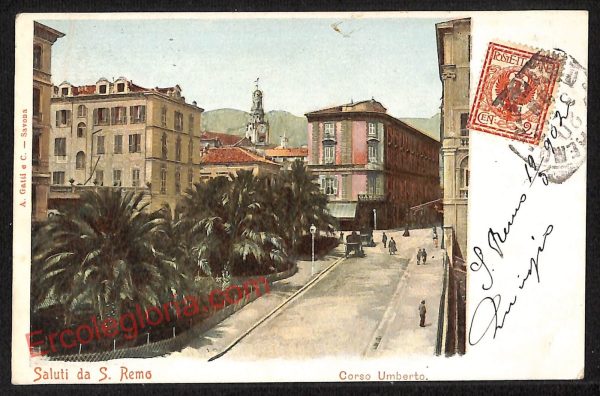 ag4942 - CARTOLINA D'EPOCA - Imperia Provincia - Sanremo