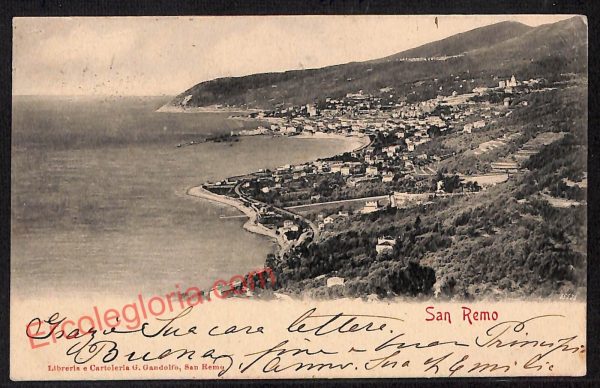 ag4954 - CARTOLINA D'EPOCA - Imperia Provincia - Sanremo   1903