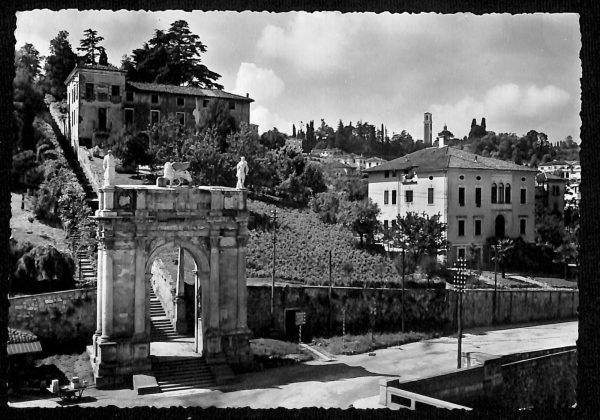 ab4188 -  CARTOLINA  D'EPOCA - Vicenza : Porta Monte