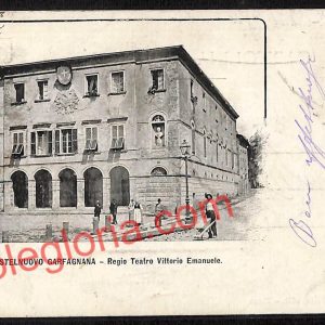 ag6510 - CARTOLINA D'EPOCA - Lucca Provincia - Castelnuovo di Garfagnana  1900