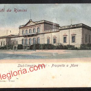 ai0639 - CARTOLINA D'EPOCA - Rimini Città - Prospetto a Mare