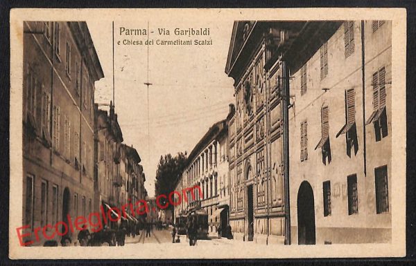 ah5469 - CARTOLINA D'EPOCA - Parma Città - Chiesa dei Carmelitani Scalzi