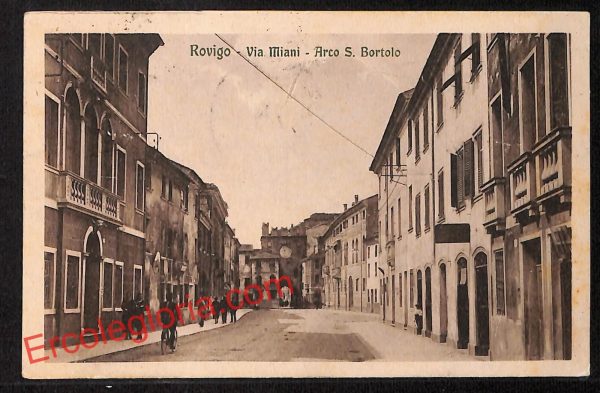 ai1099 - CARTOLINA D'EPOCA - Rovigo Città - Arco San Bortolo