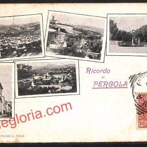 ah6591 - CARTOLINE  D'EPOCA - Pesaro e Urbino Provincia - Pergola