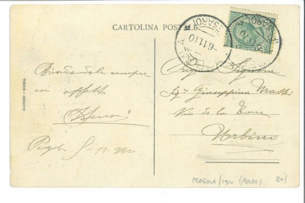 ah6594 - CARTOLINE  D'EPOCA - Pesaro e Urbino Provincia - Pergola - immagine 2