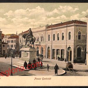 ai1104 - CARTOLINA D'EPOCA - Rovigo Città - Piazza Garibaldi