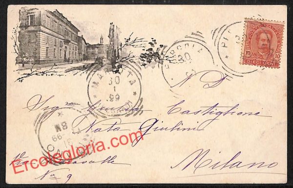 ah6595 - CARTOLINE  D'EPOCA - Pesaro e Urbino Provincia - Pergola