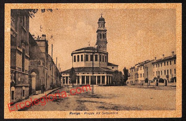ai1106 - CARTOLINA D'EPOCA - Rovigo Città - Piazza XX Settembre