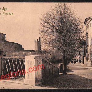 ai1113 - CARTOLINA D'EPOCA - Rovigo Città - Riviera Finanza