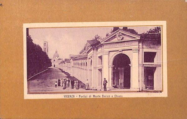 ab4190 -  CARTOLINA  D'EPOCA - Vicenza : Portici di Monte Berico 1914