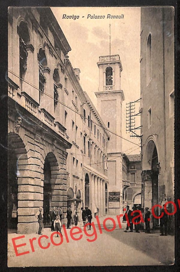 ai1118 - CARTOLINA D'EPOCA - Rovigo Città - Palazzo Roncali