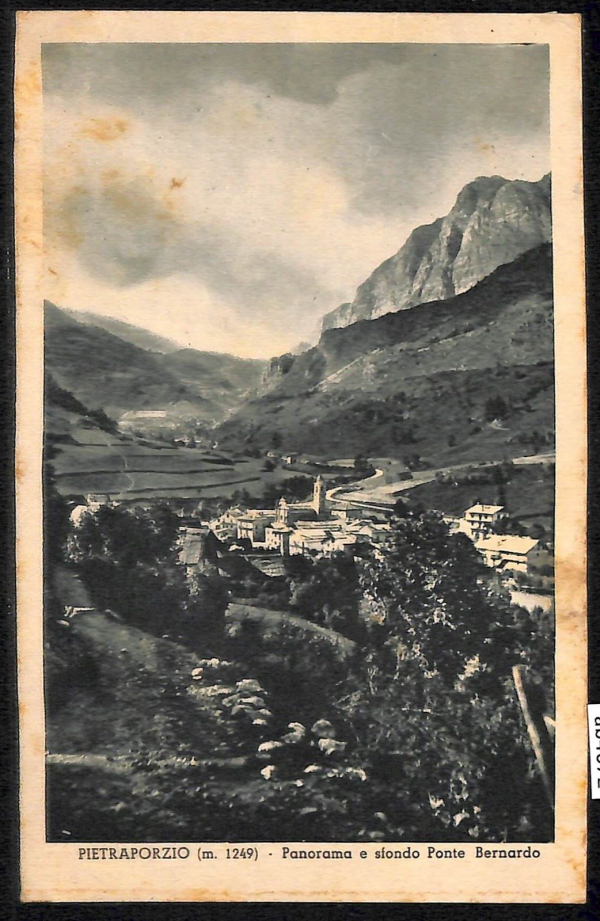 ab4672-  CARTOLINA  D'EPOCA -  Cuneo Provincia -  PIETRAPORZIO