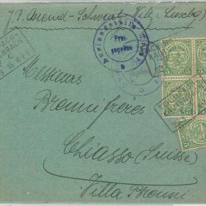 70022 - LUXEMBOURG  - POSTAL HISTORY -  COVER: SCHIMPACH-KAUTENBACH   1916