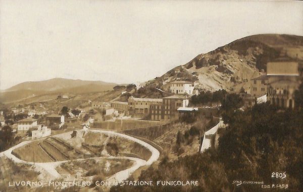 ac8012 - CARTOLINA D'EPOCA - Livorno Provincia - Montenero
