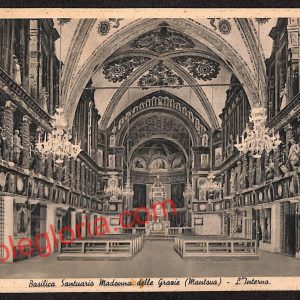ag7636 - CARTOLINA D'EPOCA - Mantova - Basilica Santuario Madonna delle Grazie