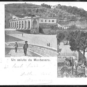 ac8017 - CARTOLINA D'EPOCA - Livorno Provincia - Montenero  1903