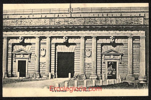 ae2837 - CARTOLINA  D'EPOCA - Verona Città - Porta Palio