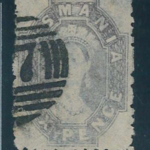 P2972 I - TASMANIA SG 75 ? PERF 11 ½ ?? VERY FINE USED